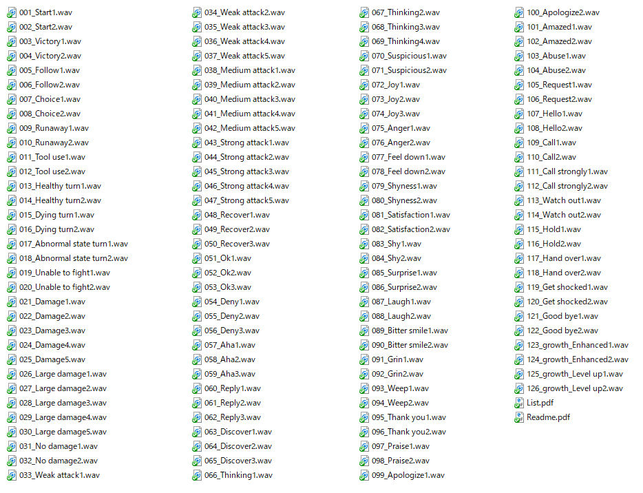 サンプル画像1:Japanese Anime Voices:Female Character Series Vol.7(ボイスレック) [d_160371]