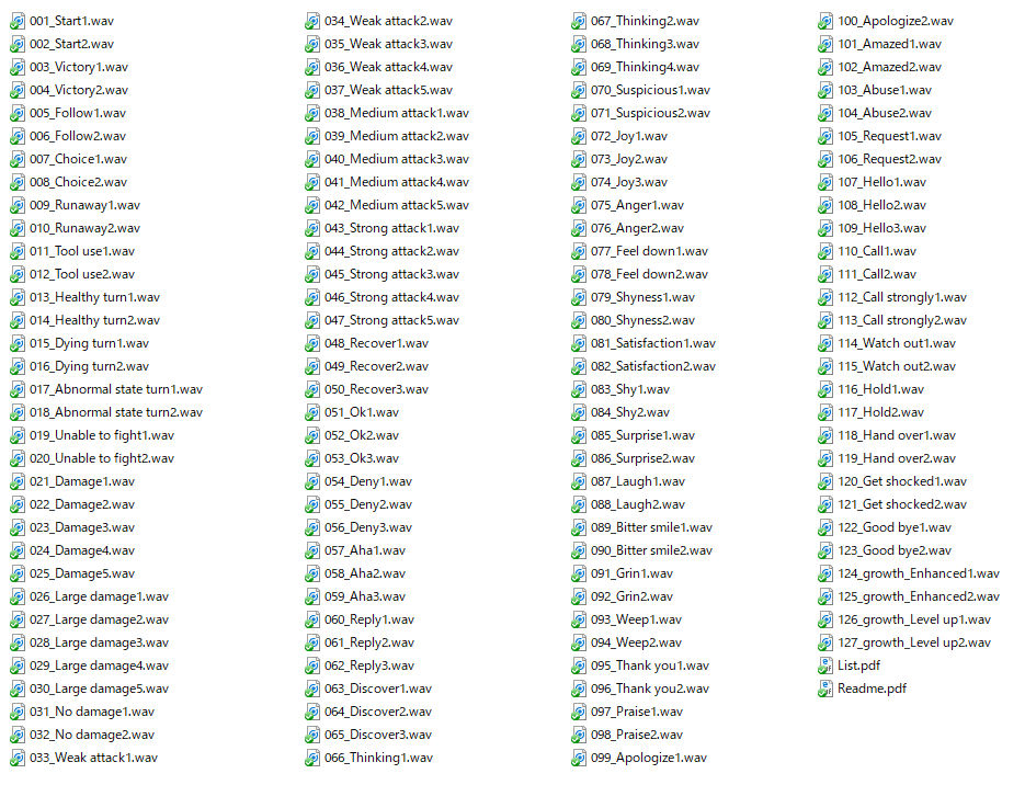 サンプル画像1:Japanese Anime Voices:Female Character Series Vol.8(ボイスレック) [d_160372]