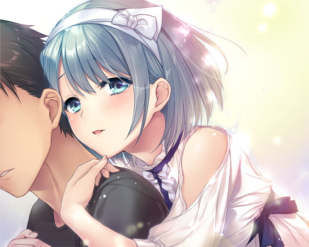 サンプル画像2:取り憑きカノジョ ～耳元で囁かれる声は、お好きですか？～(すまいるふぉらんかんぱにぃ。) [d_161091]