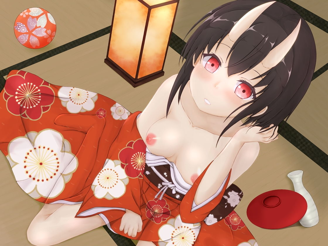 サンプル画像1:鬼と生贄と乳首遊戯‐好奇心旺盛な鬼神と生贄になった僕‐(MayThird) [d_165951]