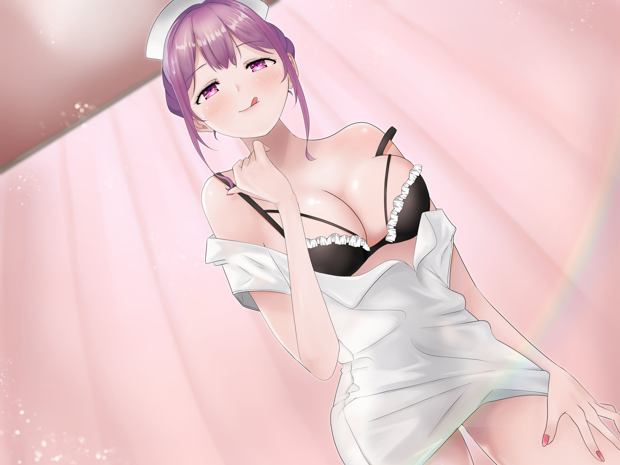 サンプル画像3:マゾ専用搾精室～唾責め調教で美人ナース様の奴○に堕とされる音声～【全編バイノーラル】(今日はどうされたいの？) [d_167314]