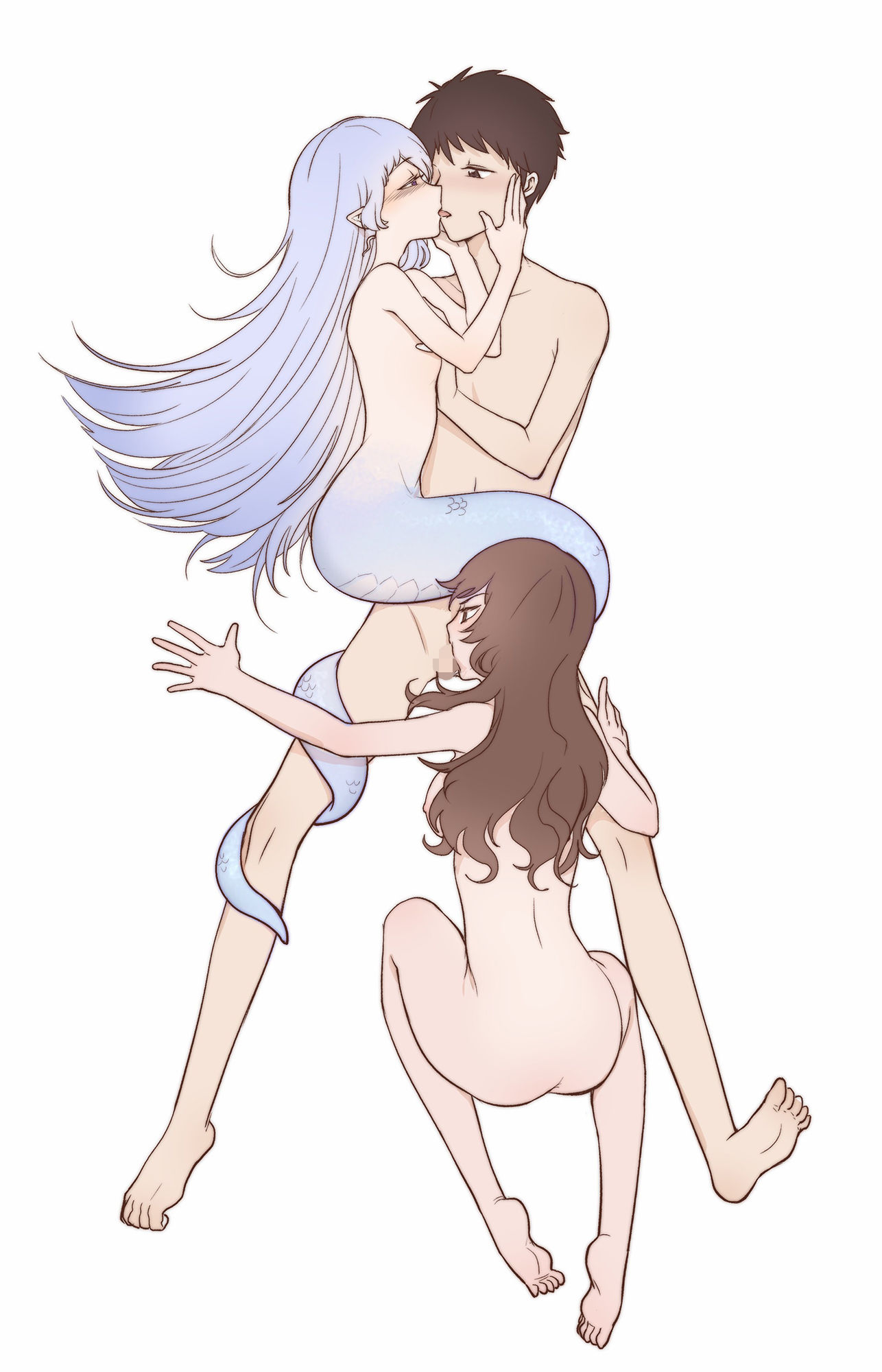 サンプル画像3:【ku100×ハイレゾ】呪いの勇者は搾られる～幼馴染＆蛇神様の解呪搾精～(風の奴●) [d_170401]