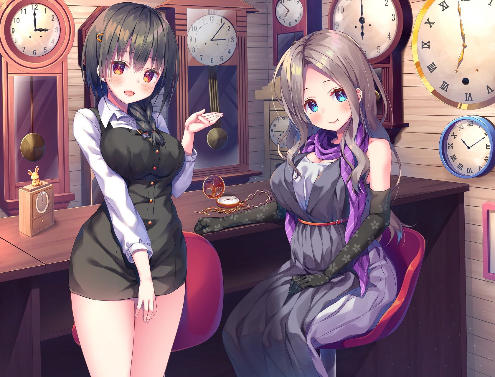 サンプル画像1:【時計の音と退行催●】『クロック・クロック・ヒプノシス～時計じかけの年齢退行催●～』(Whisp) [d_170806]