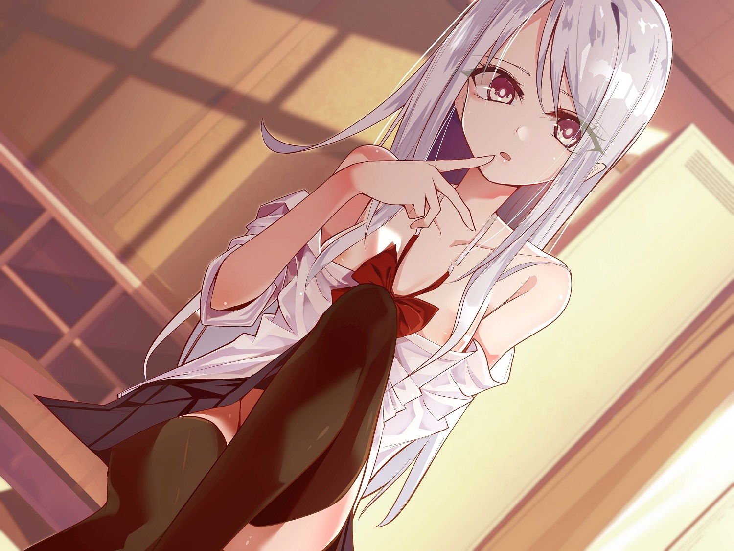 サンプル画像1:【全編バイノーラル】無表情少女の搾精調教～牛みたいにしぼってあげます～(玄姫屋) [d_172006]