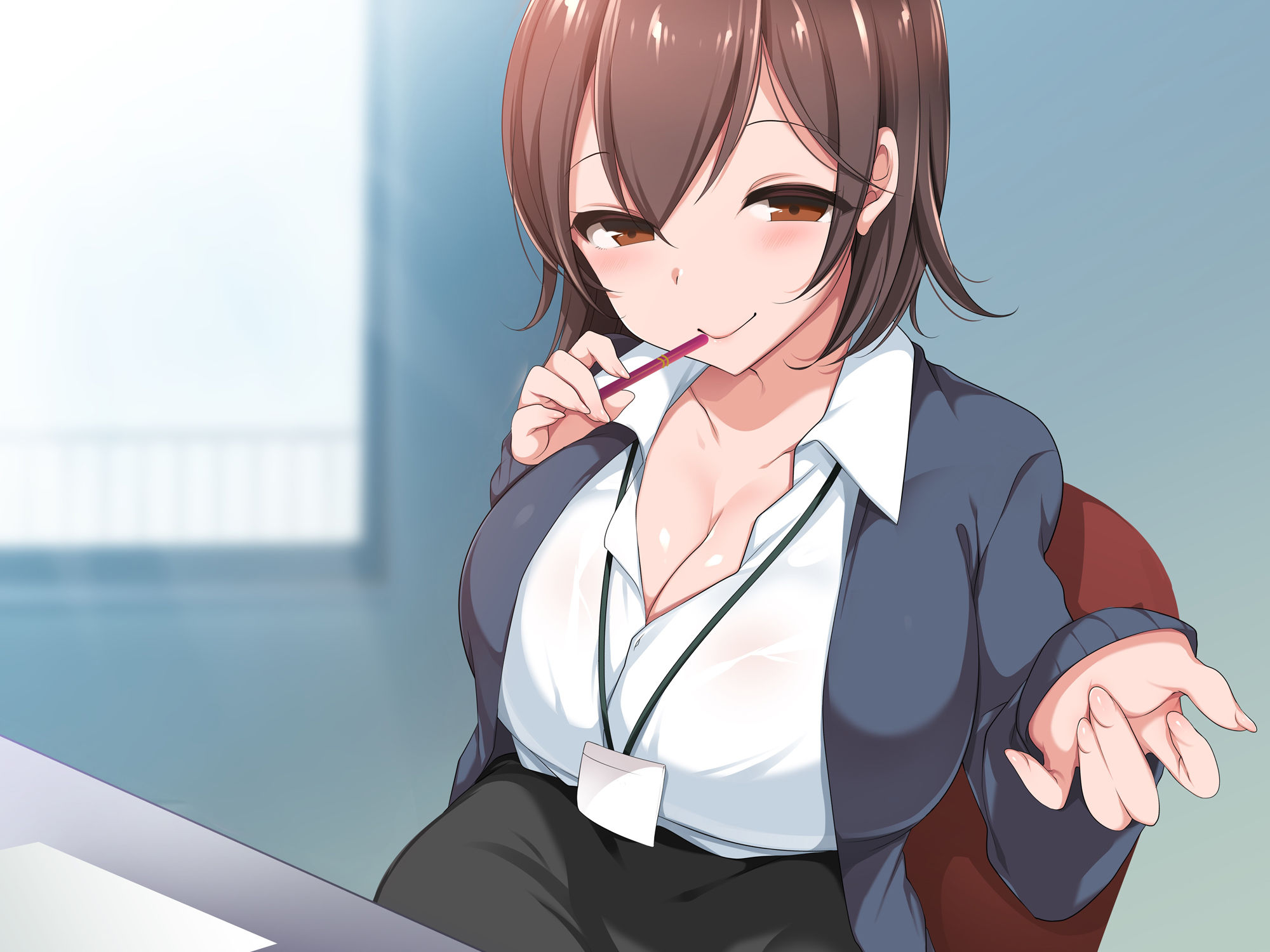 サンプル画像1:男性職業案内所～モーニングワークへようこそ♪～(スクィーズX) [d_172658]