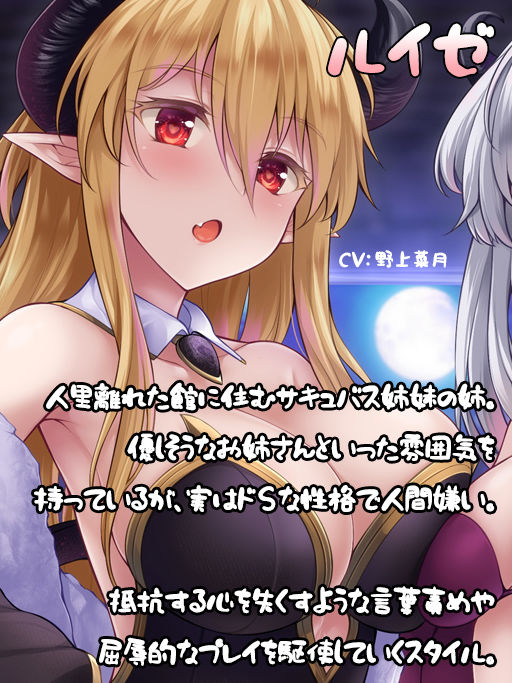 サンプル画像1:【快楽堕ち】サキュバスサヴァイブ-淫魔の姉妹に捕らわれた僕(ディーブルスト) [d_173005]