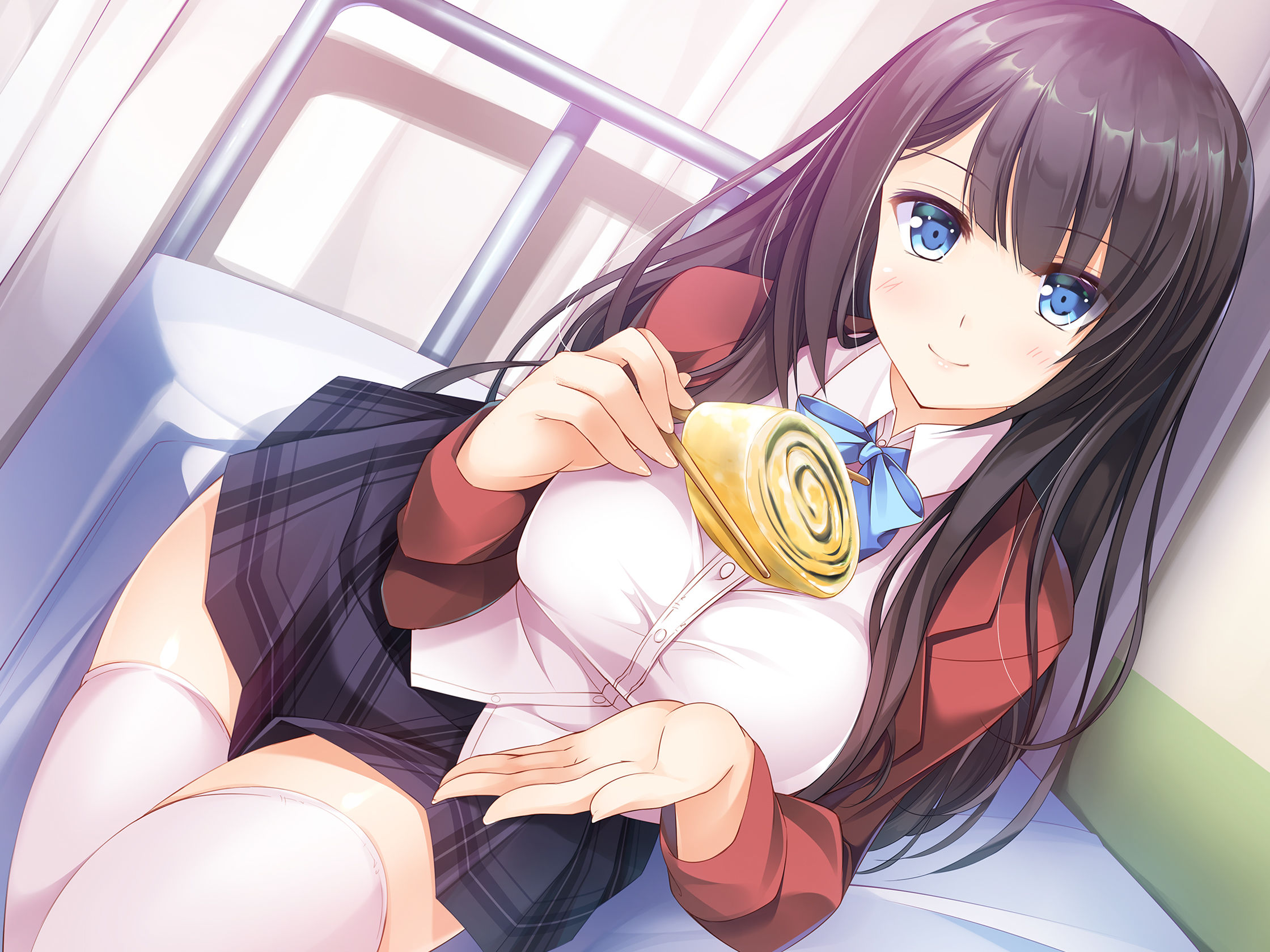 サンプル画像1:保健室登校の夜見川さん(響庵) [d_173468]