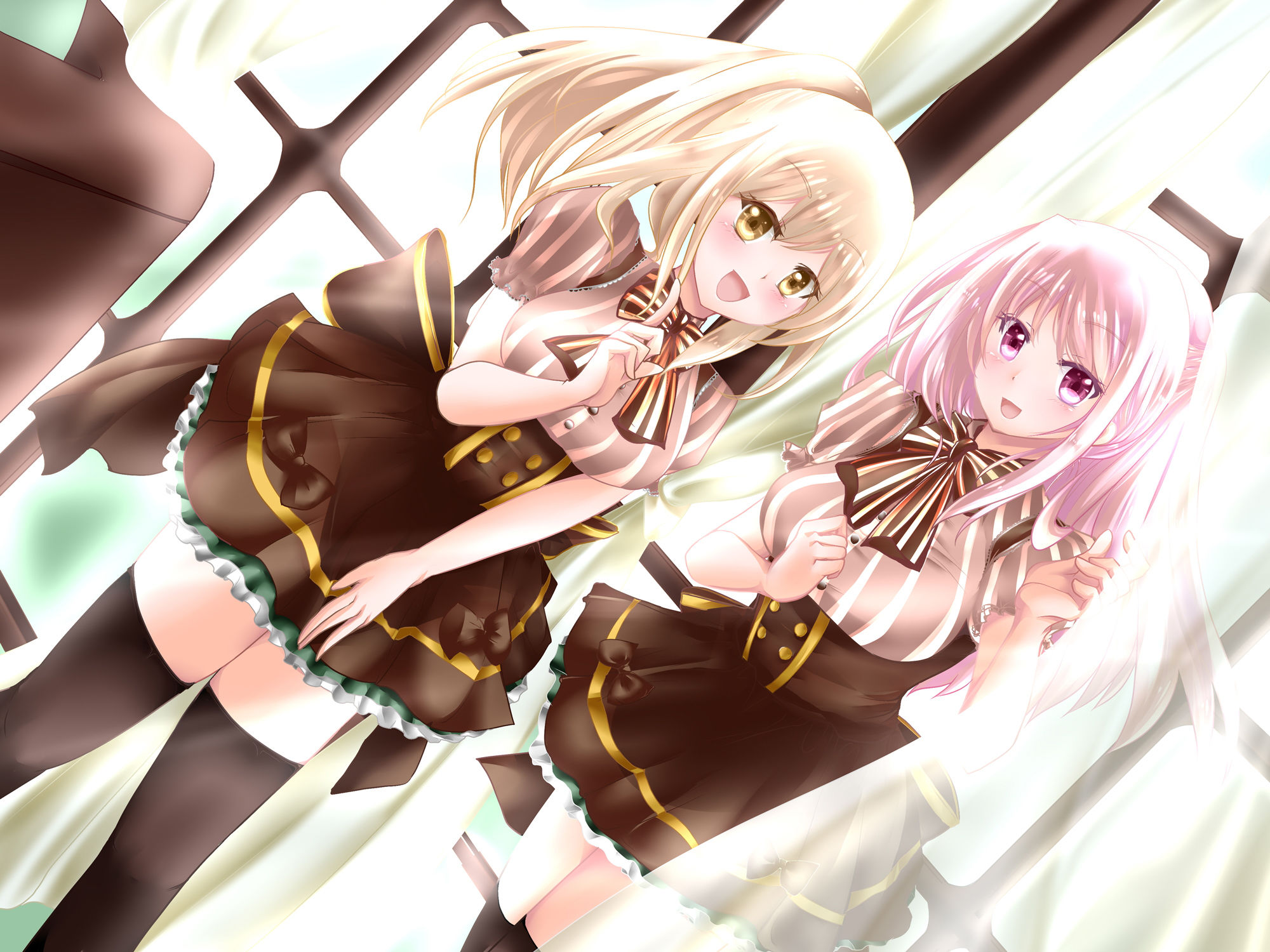 サンプル画像3:ご主人様、こっちを見てください！～あみとみかのチョコよりとろけるあまあまご奉仕～(＋Dream) [d_174838]