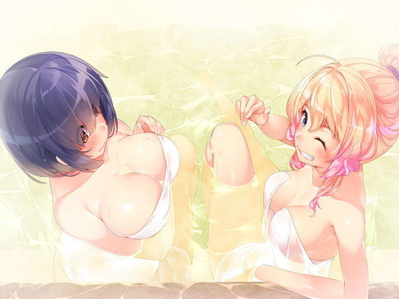 サンプル画像1:文芸部員2人と癒し湯けむり温泉旅行～奥手メガネっ子×大胆ギャルの恋愛強化合宿編～(ココナッツの夏！) [d_175187]