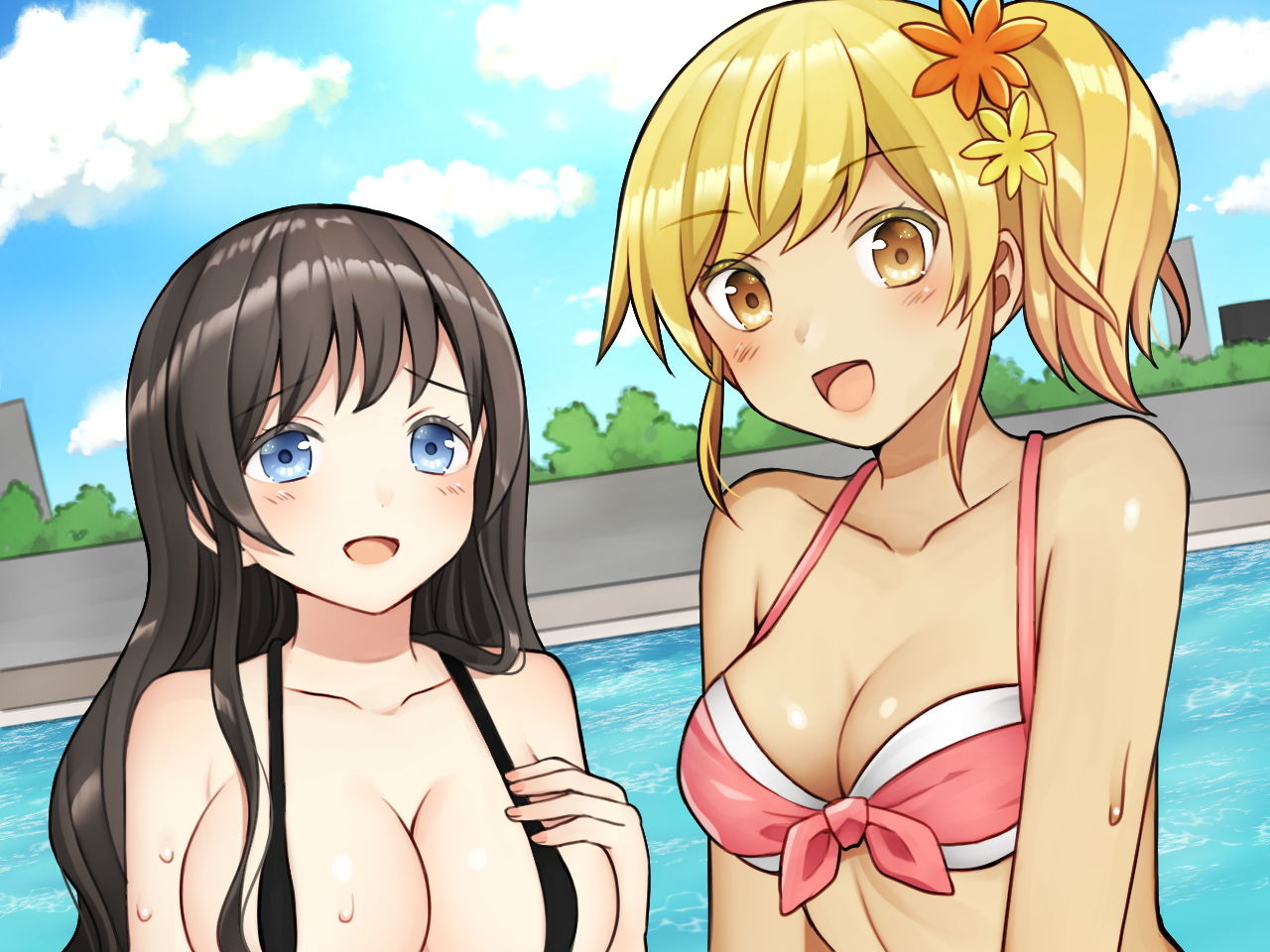 サンプル画像1:まじめな旅行サークルだと思って入部したら童貞大好きヤリマンビッチ先輩の肉バイブになっていた件について(ココナッツの夏！) [d_175188]