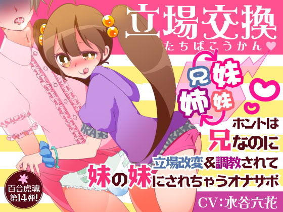 【オナサポ】立場交換 〜ホントは兄なのに立場改変＆調教されて妹の妹にされちゃうオナサポ〜 | エロリンク・同人データベース