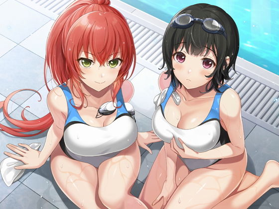 サンプル画像5:【KU100】水泳部の先輩JKたちとの濃厚おちんぽトレーニング♪(ダチュラスクリプト) [d_181019]