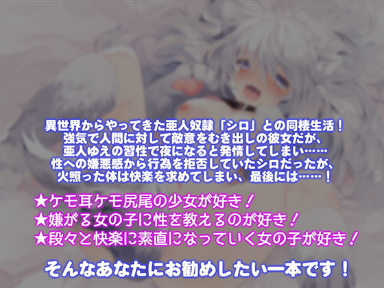 サンプル画像3:心に傷を抱えたケモ耳娘…解きほぐしヤダヤダせっくす～キモチイイなんて、奴●にいらないぃ…っ～(白桃堂) [d_181413]