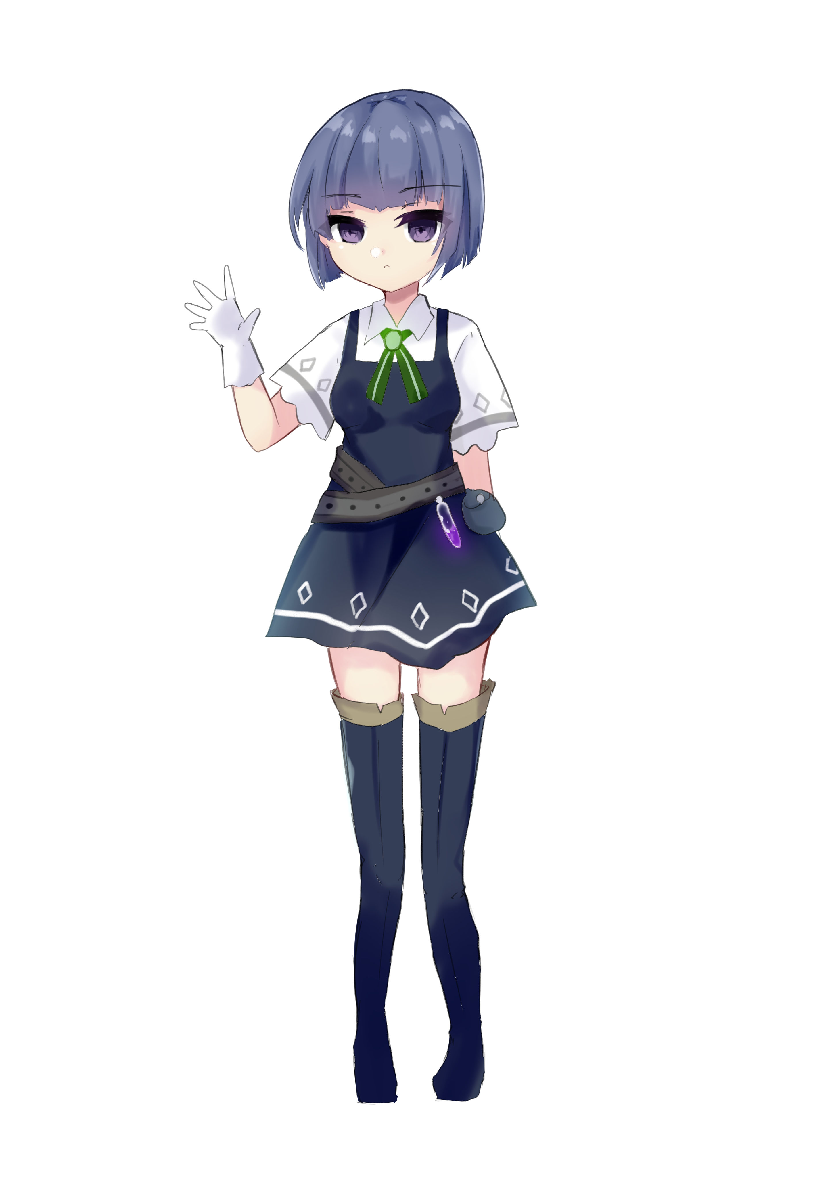 サンプル画像1:ジト目な薬師の女の子にマゾ搾精されるバイト(谷奥の蛙) [d_182616]