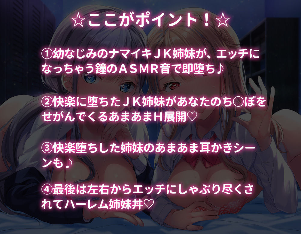 サンプル画像3:エロシス 〜ASMR催●にかかってしまった姉妹〜(調教少女) [d_184674]