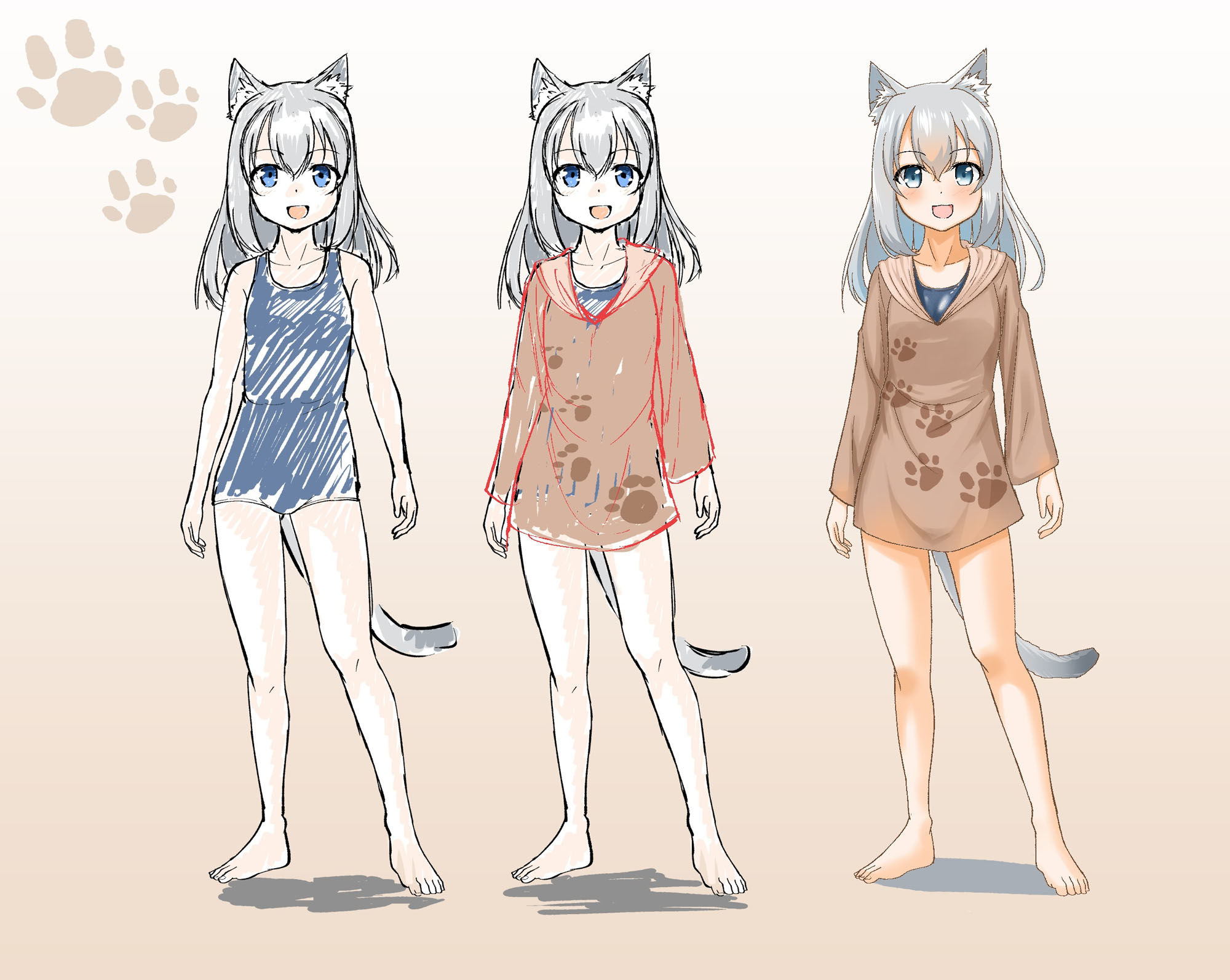 私は飼い猫である！名前はまだにゃい！