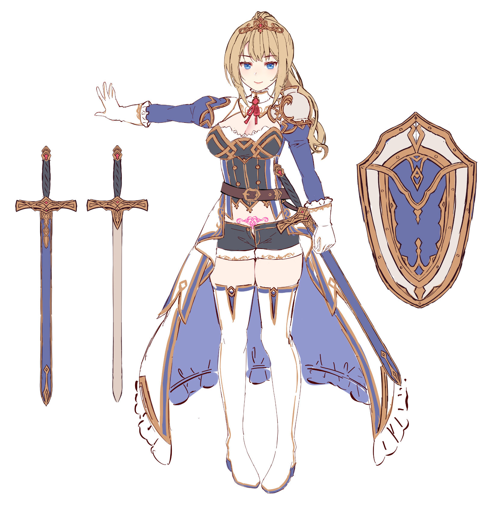 サンプル画像1:【姫騎士×淫語特化】盾持ち姫騎士の護衛搾精 過剰守られ 生オナホ奉仕任務(ろんりーわん) [d_186941]