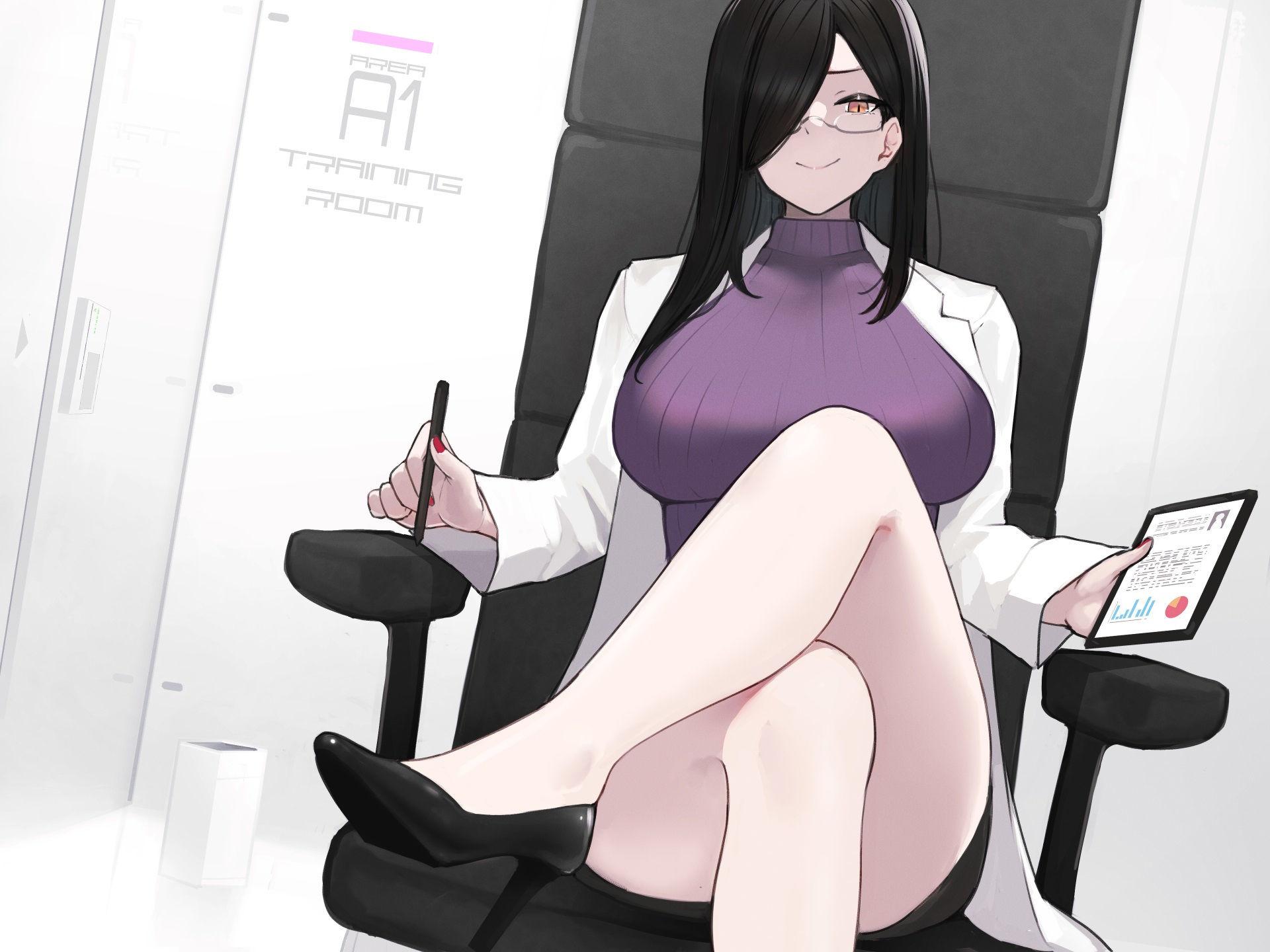 サンプル画像2:奴●堕ち確定モルモットの破滅回避実験(ヒット＆アウェイ) [d_188899]