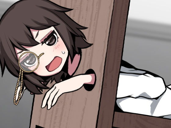 サンプル画像1:ポンコツな天才科学部長に野菜ぶち込む実験(ケチャップ味のマヨネーズ) [d_189816]