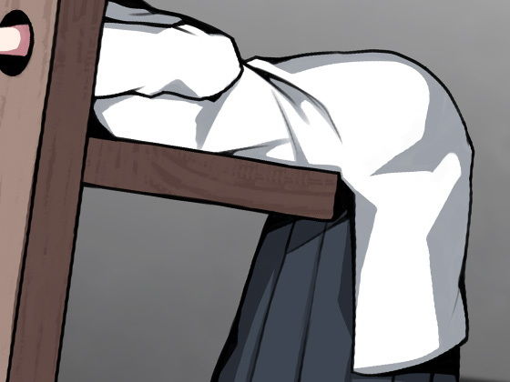 サンプル画像2:ポンコツな天才科学部長に野菜ぶち込む実験(ケチャップ味のマヨネーズ) [d_189816]