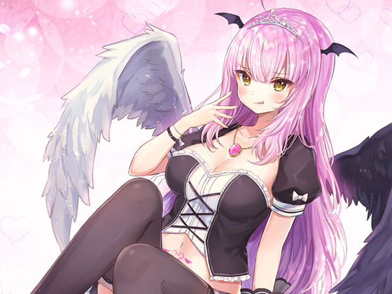 サンプル画像1:ハジメテの耳舐め 〜天使のご褒美＆堕天使の調教〜(妄想クリエーション-WOICE-) [d_189865]