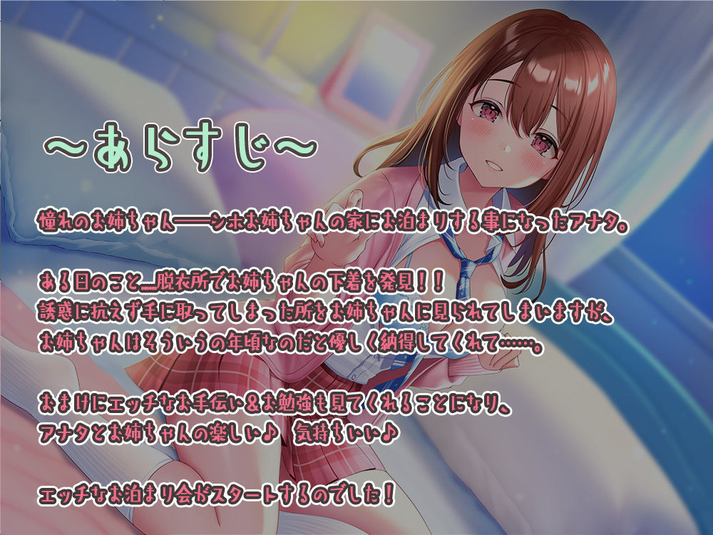 サンプル画像1:甘優お姉ちゃんとエッチなお泊まり会(クレセントムーン) [d_190902]