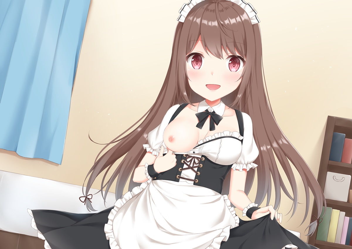 サンプル画像1:甘えんぼメイドの特別なご奉仕〜ご主人様LOVEな彼女とイチャラブセックス【バイノーラル】(幸福少女) [d_191685]