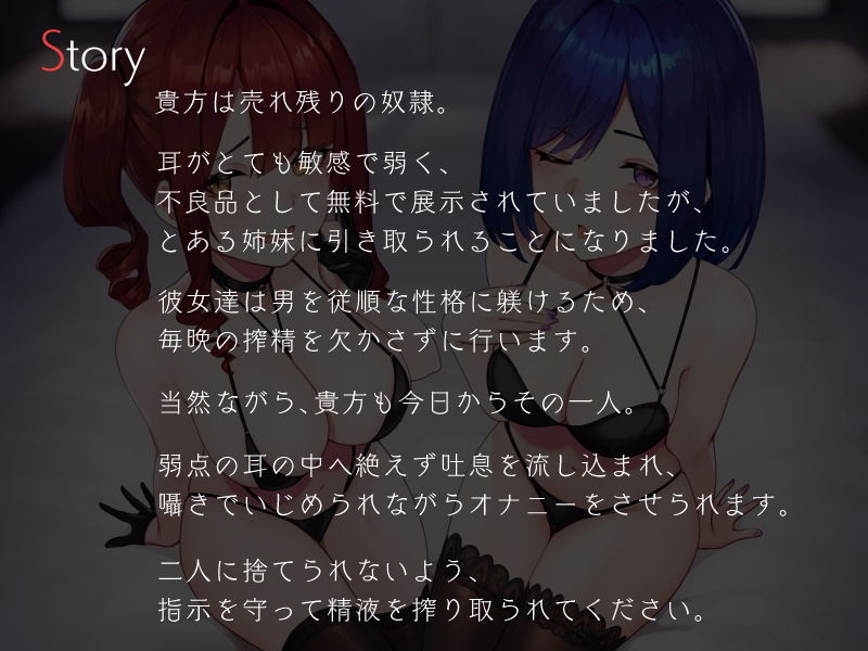 サンプル画像1:姉妹のW吐息責めオナニーサポート(シルトクレーテ) [d_191875]