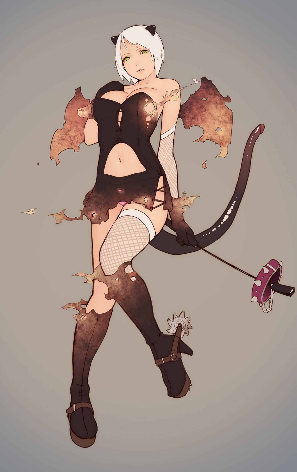 サンプル画像1:愛をもってあなたを躾けるサキュバスさんの人間わんこ化計画(デカスイカ3号) [d_194480]