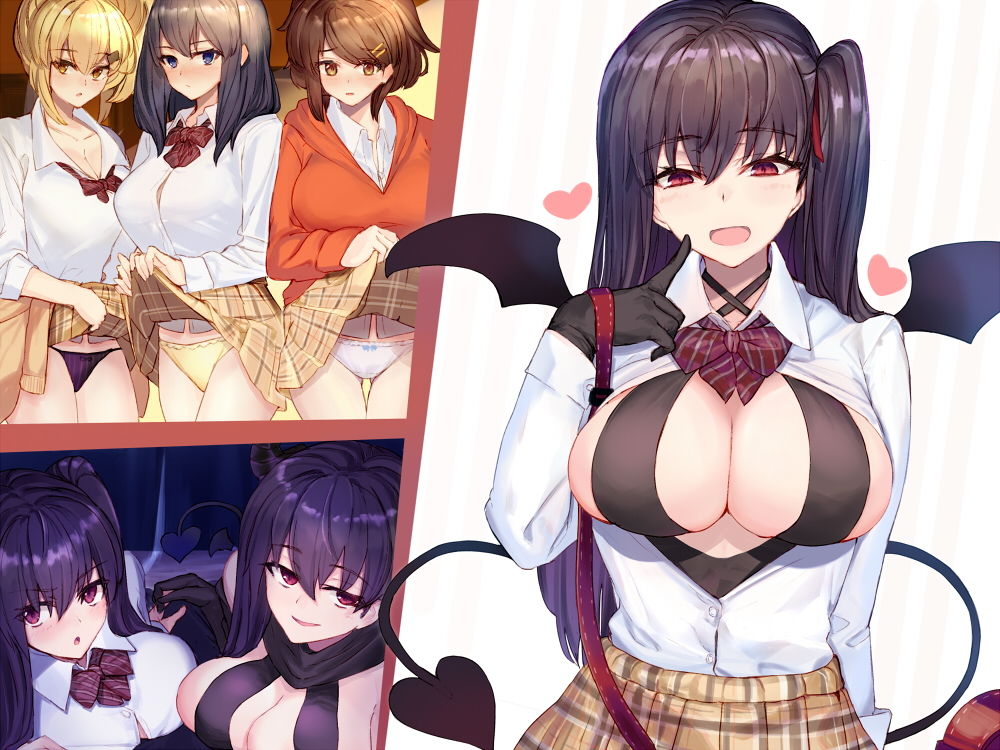 サンプル画像1:こびこび後輩サキュバスちゃんのペットになってみませんかぁ？(こっぺぱんさうんど) [d_195012]