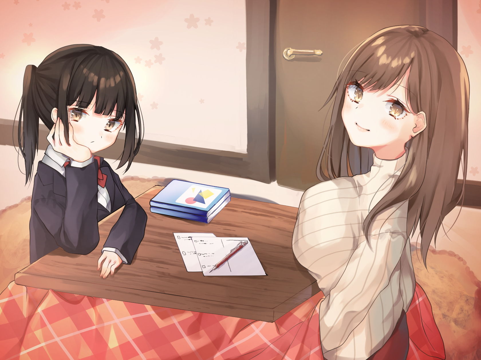 サンプル画像1:叱られ射精2 冬の日、こたつの中で(もぷもぷ実験室) [d_195760]