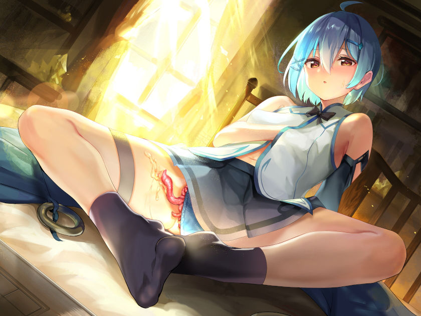 サンプル画像1:触手ぱんつ配信2 自称異世界人の変態女(もぷもぷ実験室) [d_196859]