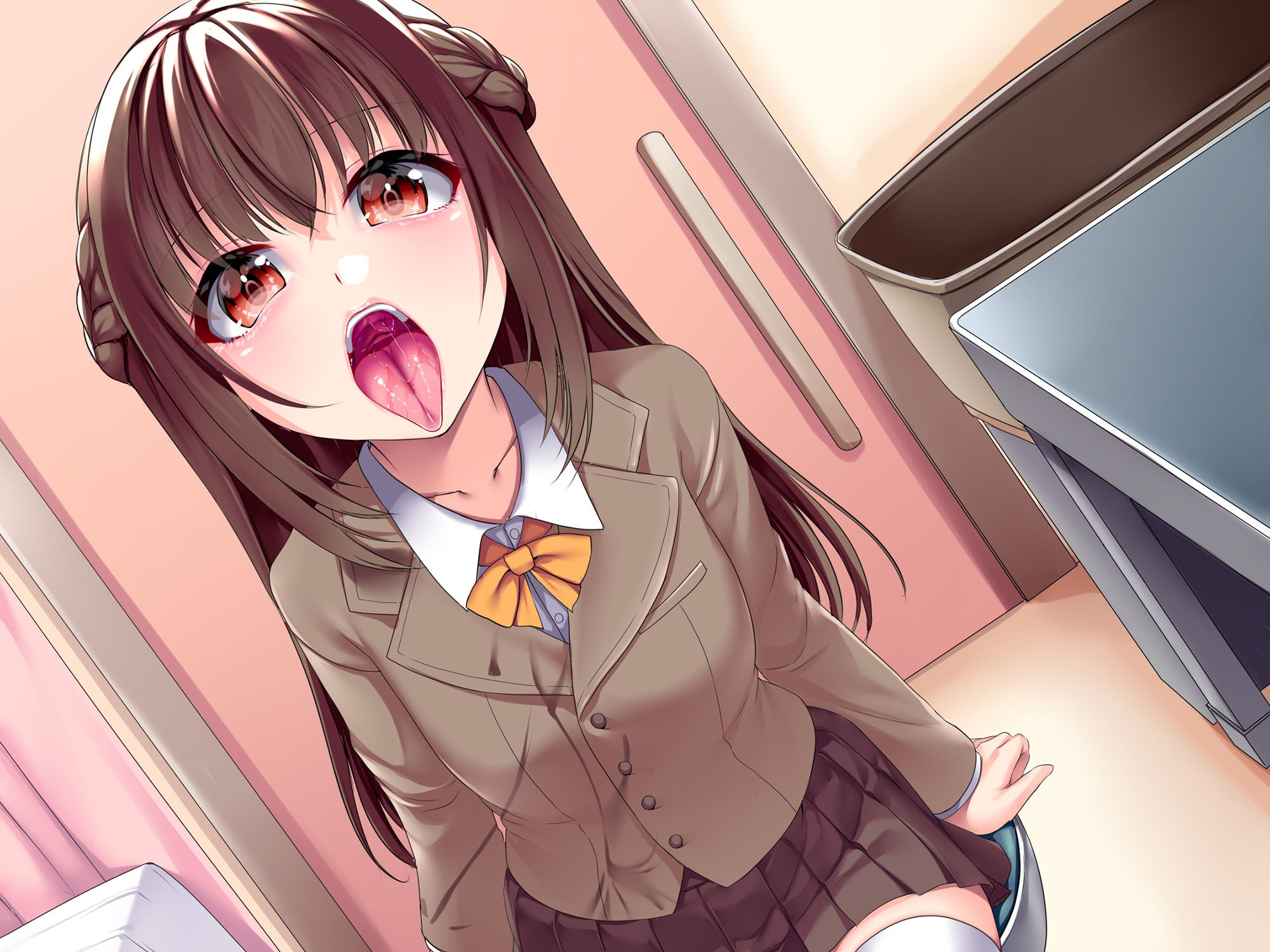 サンプル画像1:健口診断サクラ編〜病気と瞞してお口にイタズラ〜(サークルてらおな) [d_196878]