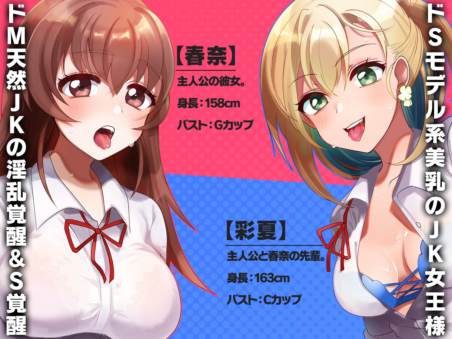 サンプル画像2:【悲報】他の男にNTRされて淫乱ビッチ化する彼女の横でドSの女先輩に強●耳舐めSEXで逆NTR(HORNY-KING) [d_196892]