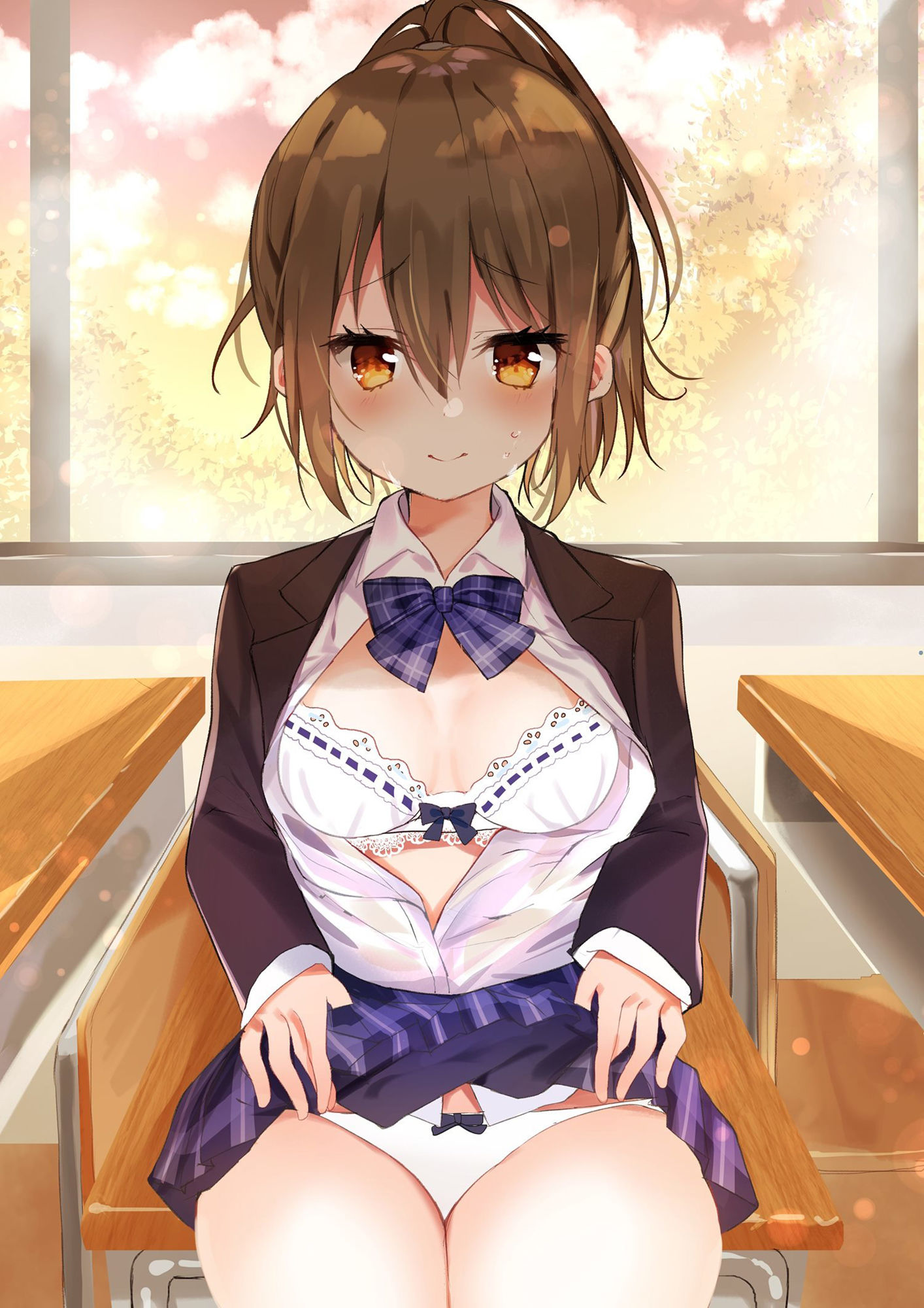 サンプル画像1:幼馴染と放課後いちゃらぶエッチ-今日からデレデレ彼女になります！【バイノーラル】(幸福少女) [d_197478]