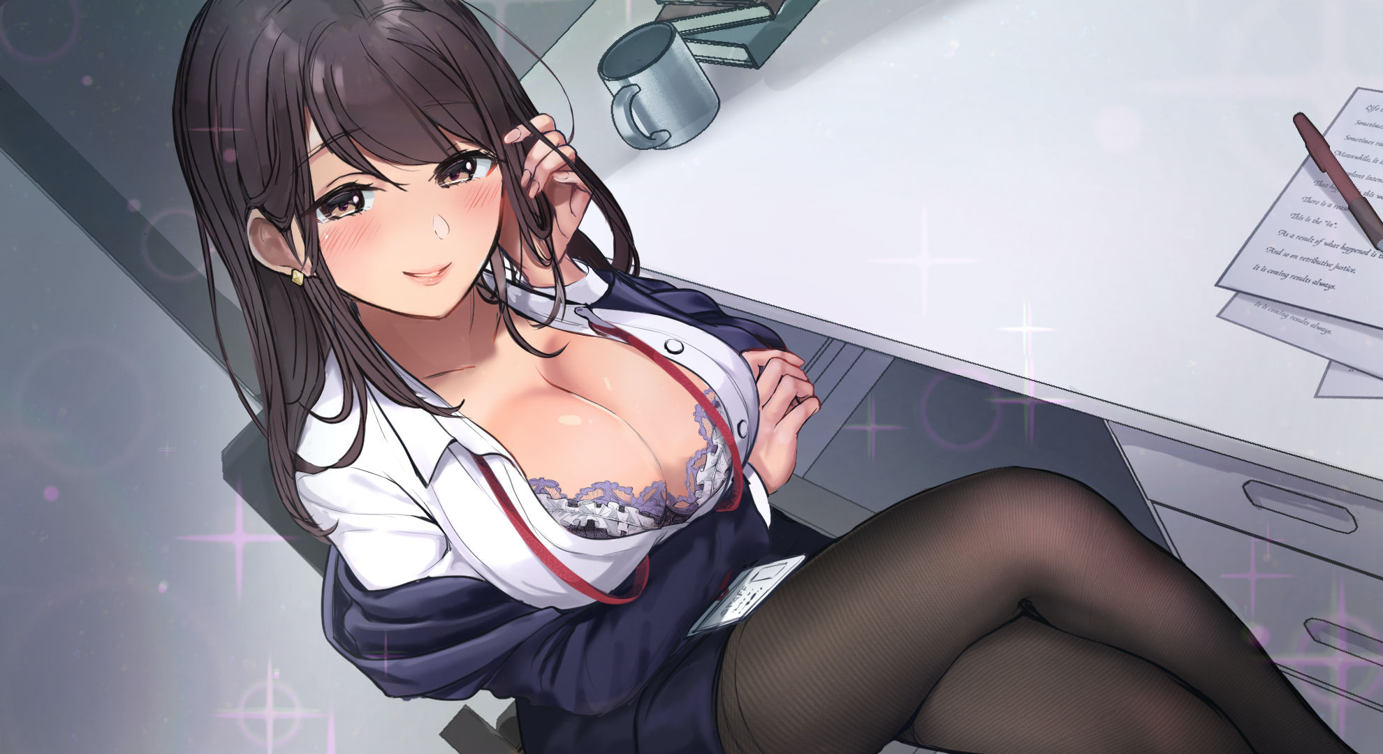 サンプル画像1:【童貞】憧れの女上司！西園寺麗香さん！【筆下ろし】(キラキラボンジュール) [d_197802]