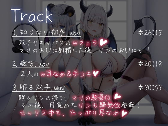 双子サキュバスの密室搾取の画像3