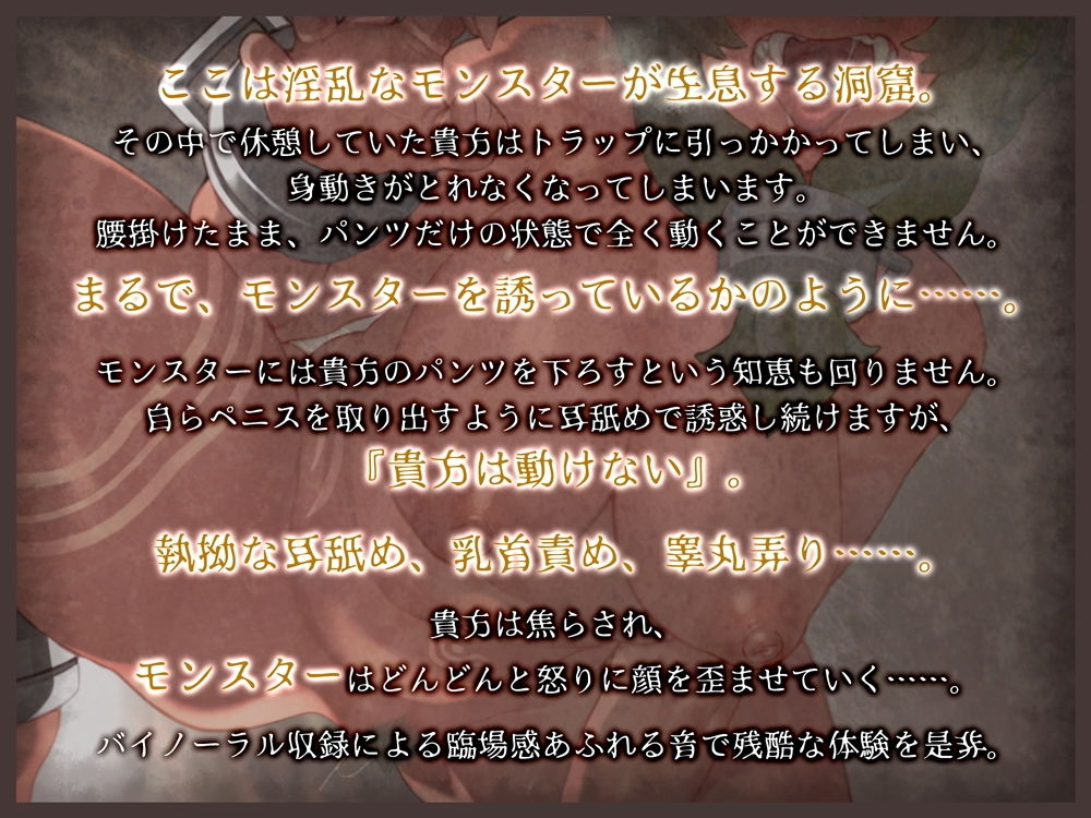 サンプル画像2:淫乱耳舐めモンスターに蹂躙されるバイノーラル音声(B-bishop) [d_199116]