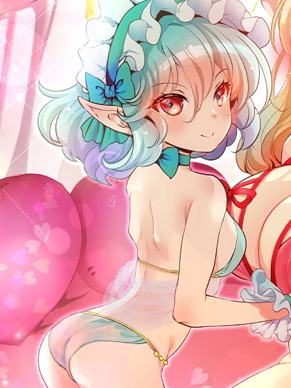 サンプル画像2:異世界のえっちなお店にようこそ！〜お姫様とナマイキエルフが淫乱魔法でご奉仕えっち♪〜(ほわいとばーど) [d_199405]