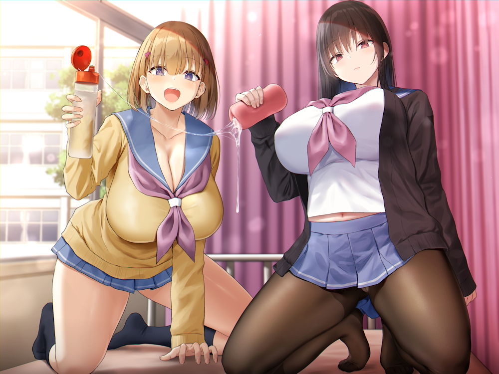 サンプル画像1:今月のダブルセフレ係(しゃーぷ) [d_200100]