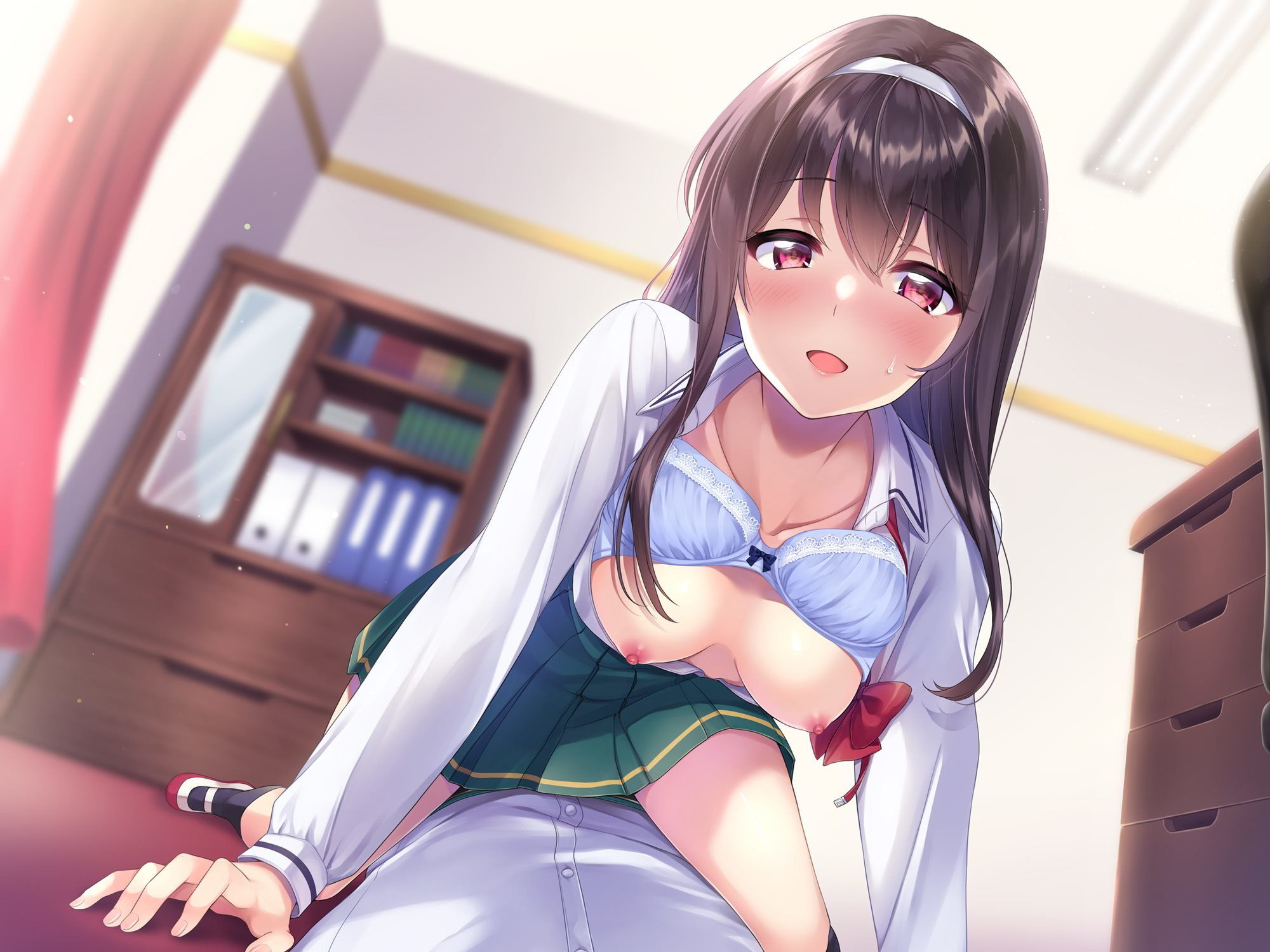 サンプル画像1:クールな生徒会長と甘々セックス-私が甘えん坊になるのは君の前だけだぞ【バイノーラル】(幸福少女) [d_200704]