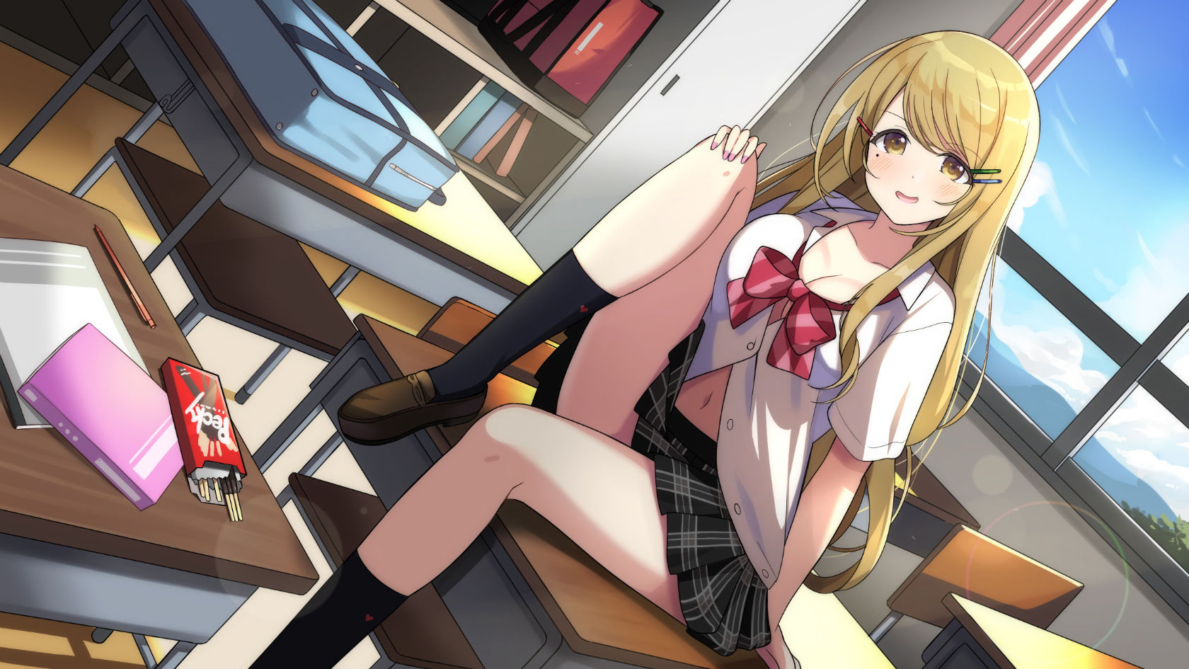 サンプル画像1:【バイノーラル】オナホ係の同級生ギャルJKは意外にチョロくて惚れやすい(ろんりーわん) [d_200871]