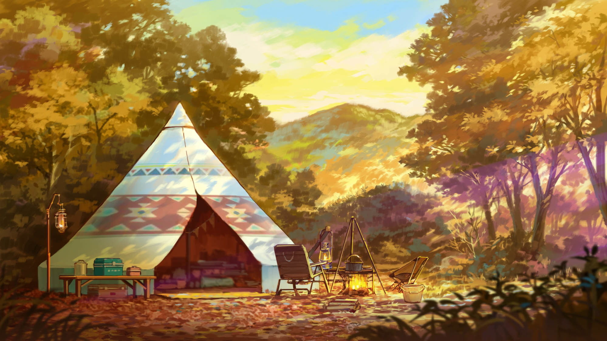 サンプル画像5:教え子JKと密着キャンプ♪ 〜優等生の美羽は甘やかし上手〜(杏仁亭) [d_202571]