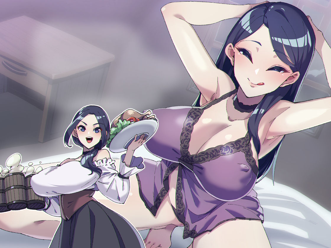 サンプル画像1:あの酒場の女マスターは…〜セレスティーヌとの蜜夜〜(スクィーズ) [d_202618]