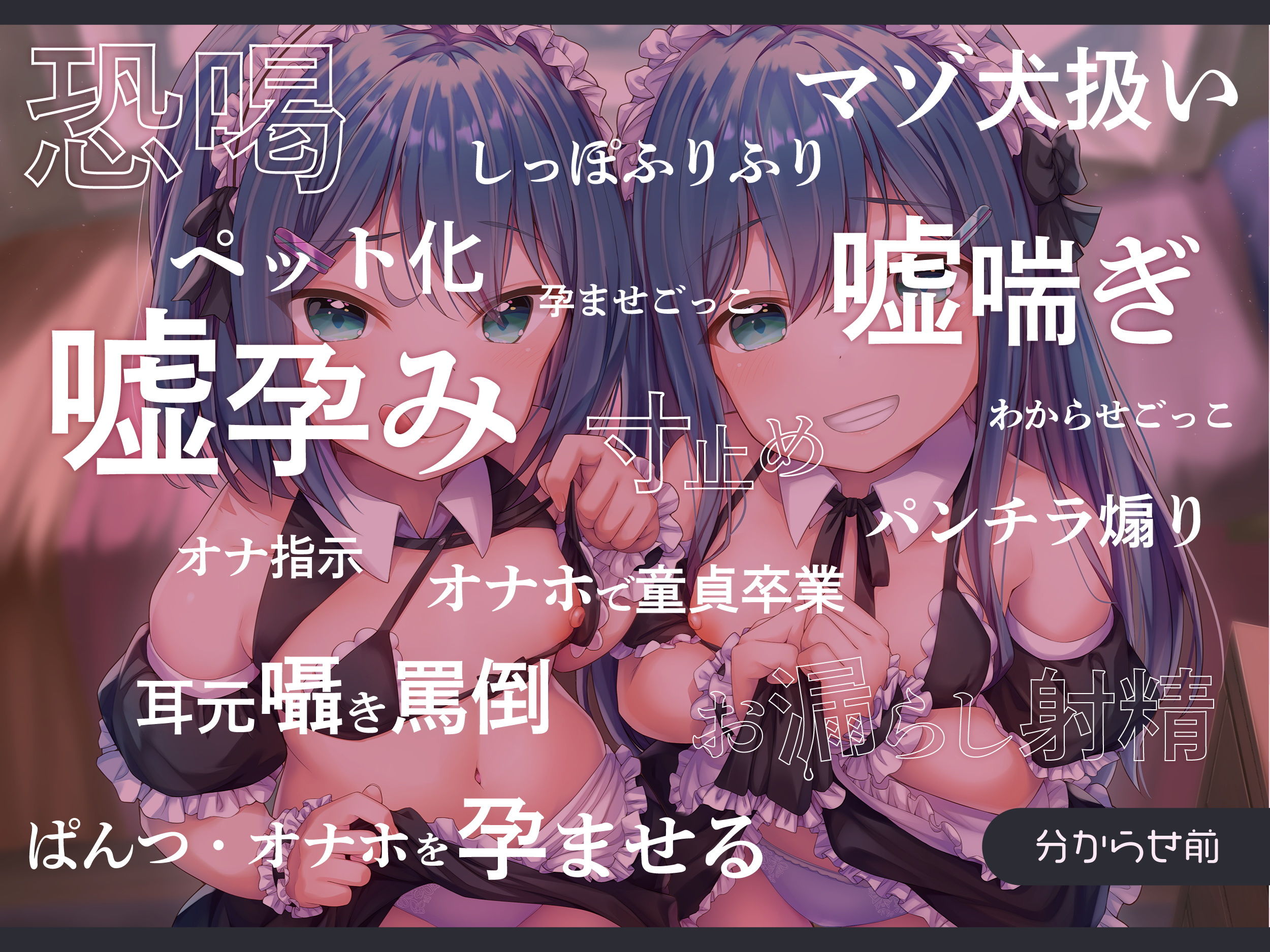 サンプル画像3:【強●純愛】生イキ双子ロリメイドメス○キ分からせ調教(もぷもぷ実験室) [d_202788]