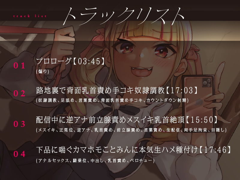 サンプル画像2:彼女を寝取った人気配信者の黒ギャル男の娘に復讐しようとしたら奴●調教された…(ホワイト×ラバーズ) [d_203588]