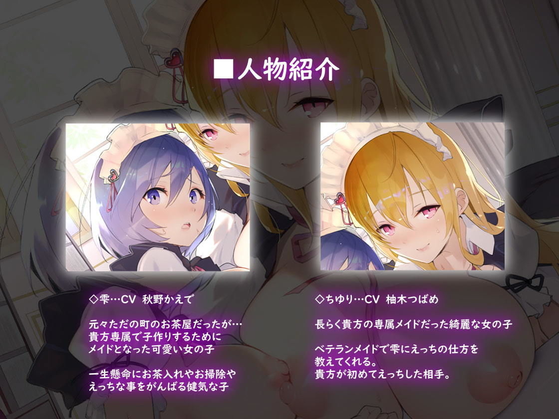 サンプル画像3:メイドさんの子作り新人教育〜えちえちメイドさんと新人メイドさん〜【フォーリーサウンド】(テグラユウキ) [d_204748]