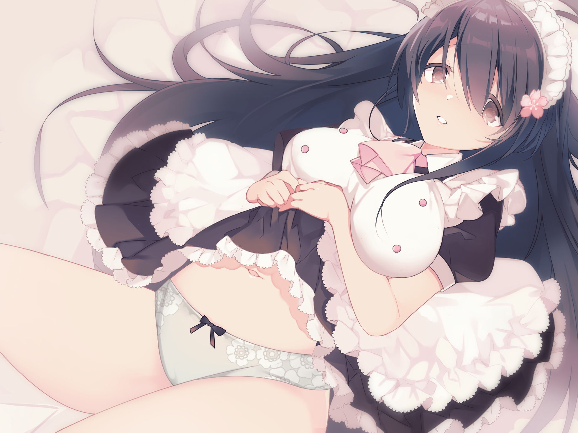 サンプル画像1:彼女は可愛いメイドさん【CV:篠ノ井凛】(葉桜ノ季節) [d_205080]