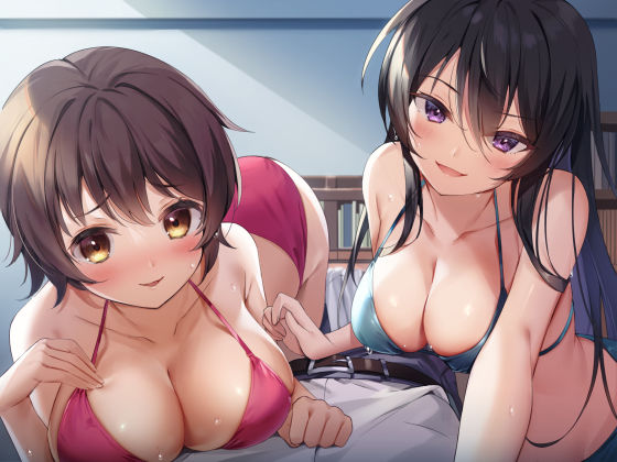 サンプル画像1:【オナニー誘惑我慢】幼馴染JKグラドルのメロメロボディ【KU100】(常世常闇所々) [d_205915]