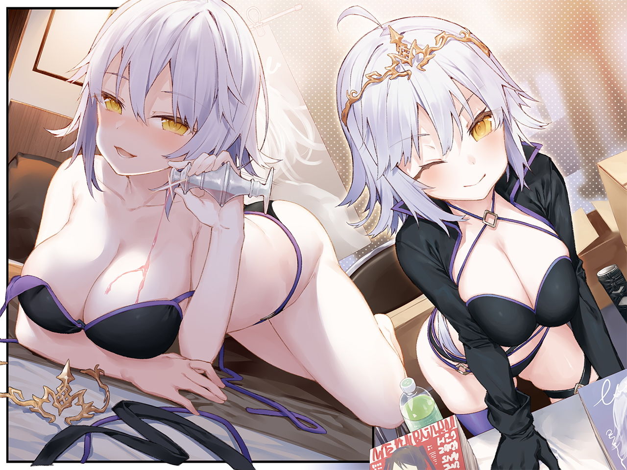 サンプル画像1:異世界魔王とコミケでオフパコ〜神絵師に逆転生！イチャラブ原稿生活〜(ほわいとばーど) [d_206933]